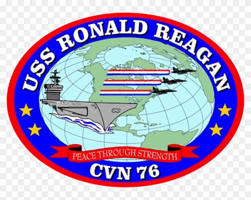 Uss Ronald Reagan Coa - Uss Ronald Reagan Cvn 76 Logo #1069733