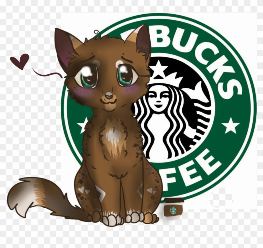Starbucks Cat By Tanglestarstudious Starbucks Cat By - Cat And Starbucks Drawing #1069923