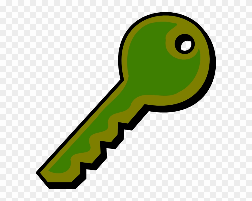 This Free Clip Arts Design Of Funky Green Key - Green Key #1070021