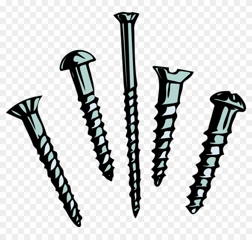 Handyman Logos Free 10, Buy Clip Art - Screws Clipart #1070037