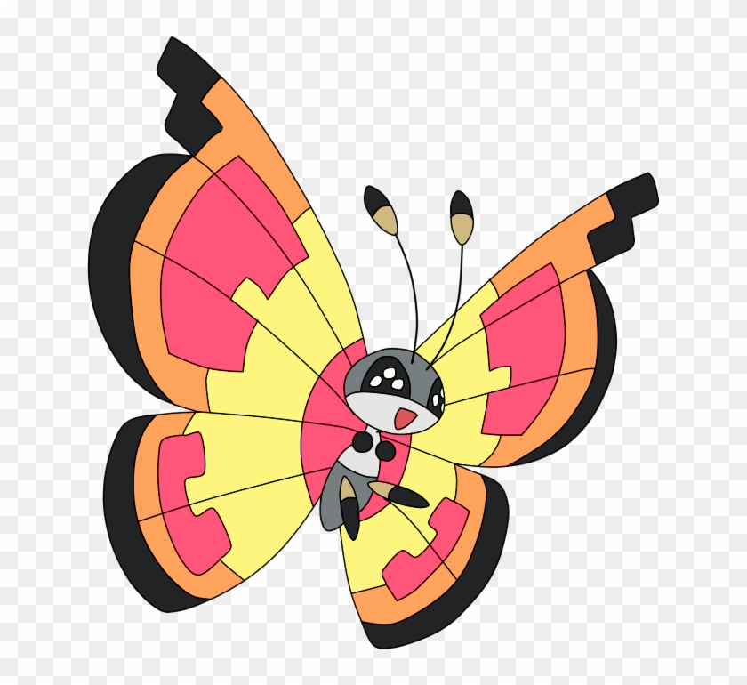 Shiny Vivillon Sun Pokédex - Imagens Do Pokemon Vivillon #1070104