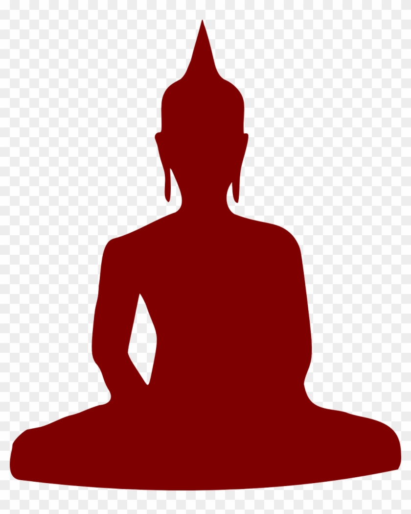 Buddhism Yoga Meditation Png Image - Buddha Silhouette #1070300