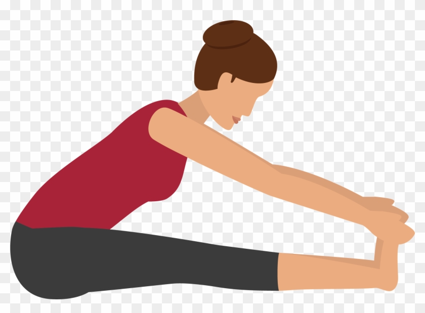 Lady Yoga Picture - Paschimottanasana Png #1070318
