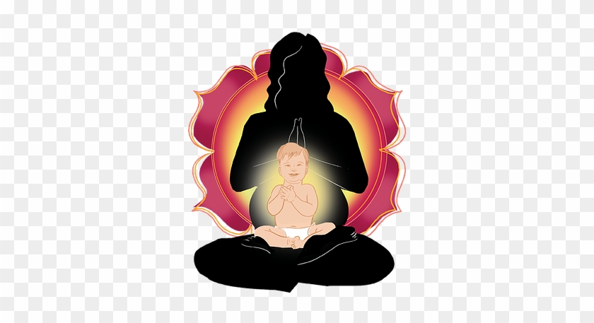 Meditation Clipart Baby Yoga - Clip Art #1070463