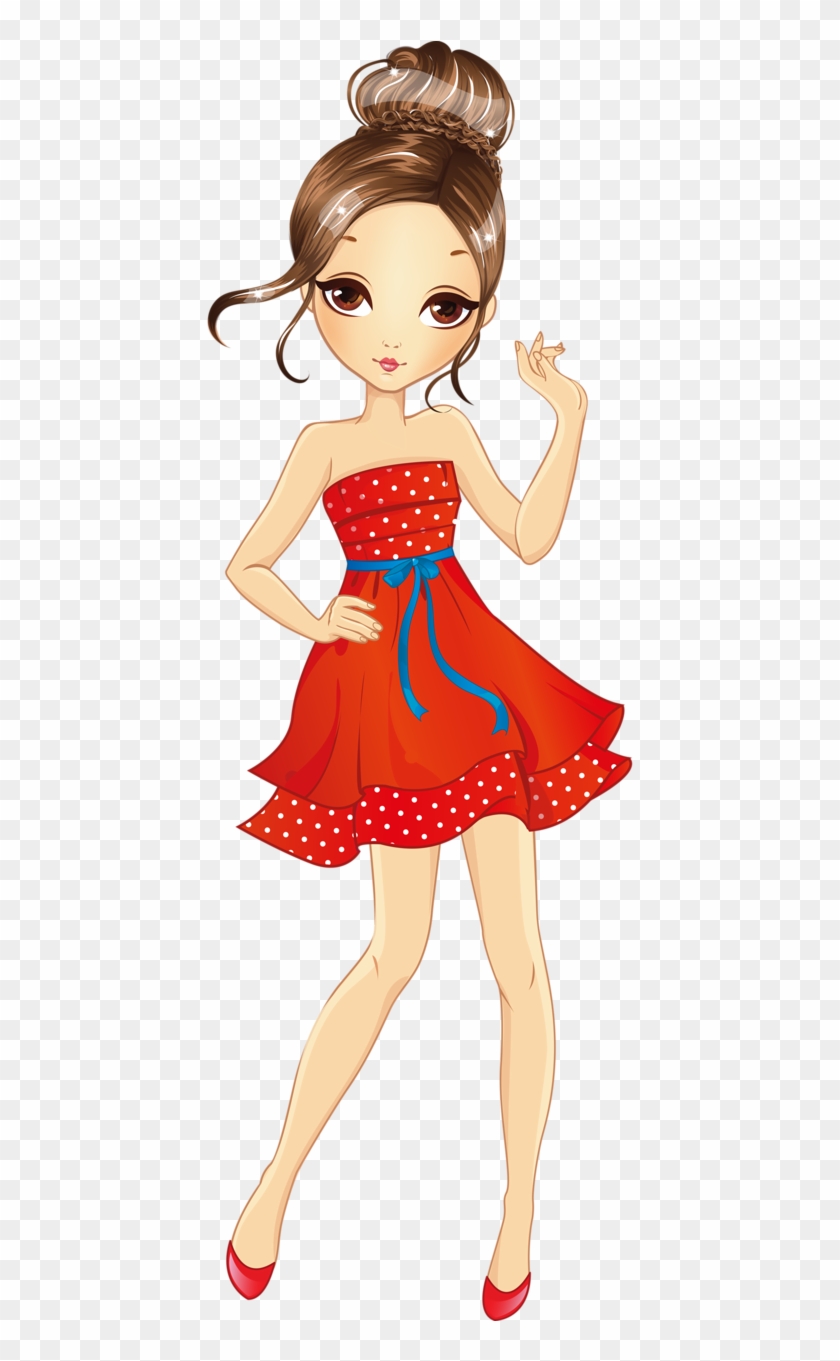 Shutterstock 302891183 - Beautiful Girl Cartoon Png - Free Transparent