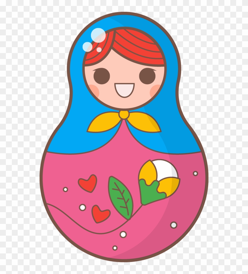 Matryoshka Doll Clip Art - Doll Clip Art #1070631