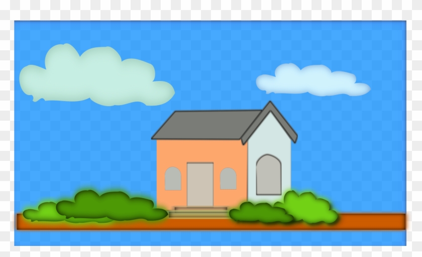 Villa` Png - صورة منظر طبيعي مرسوم #1070648