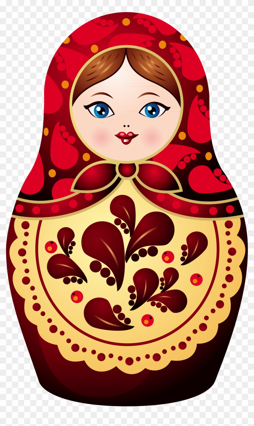 Doll Clipart Russia - Russian Babushka Doll #1070668