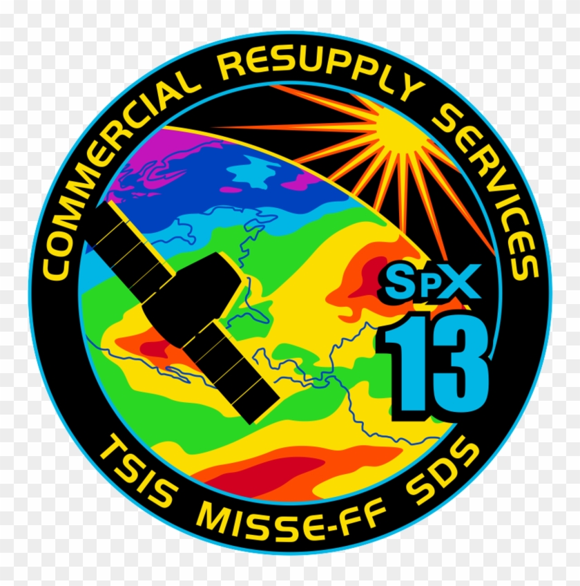 Sds Page Cliparts 4, Buy Clip Art - Spacex Crs 13 Patch #1070681