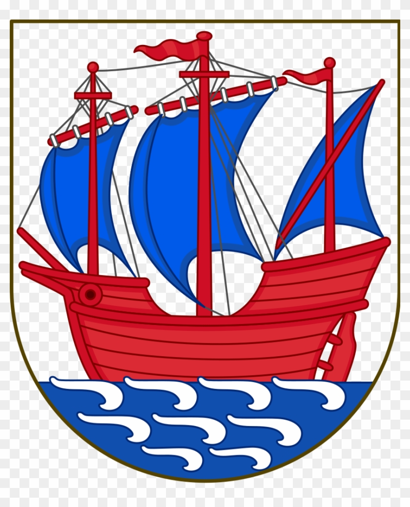 Columbus Day Clip Art 7, Buy Clip Art - Kerteminde Byvåben #1070717
