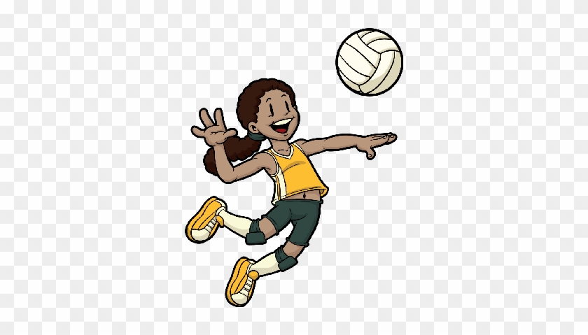 Volleyball Player Clipart - Volleyball Player Clipart - Free Transparent PN...