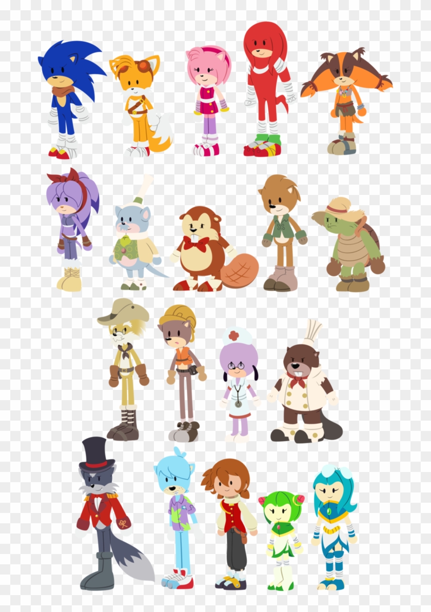 Mini Boomers - Sonic Boom Background Characters #1070789