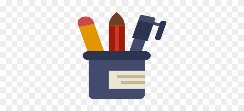 Post A Request Pen Holder And Pencil Holder - Huntertown Elementary School #1070847