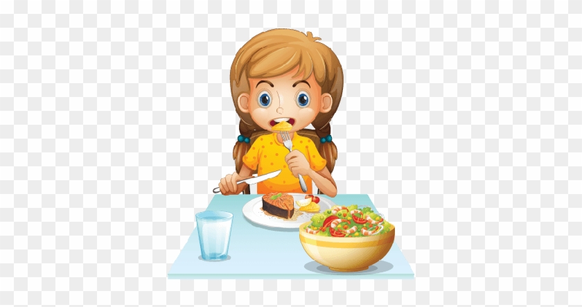 Kids Eating Clipart Png - Eat Breakfast Clipart #1070915