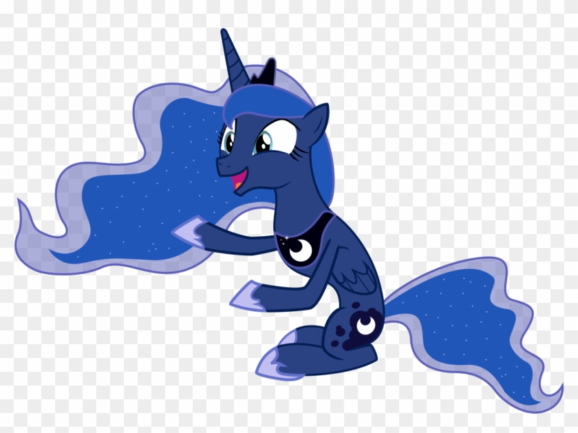 We Do Our Best To Bring You The Highest Quality Cliparts - My Little Pony Happy Luna #1070928
