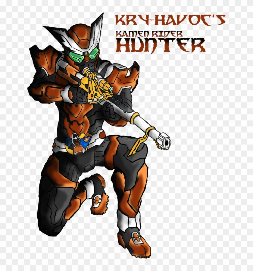 Kamen Rider Hunter By Ramendriver - Cartoon #1070951