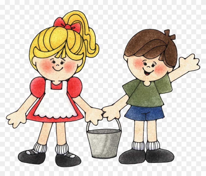 Nursery Rhymes Clip Art Free - Jack And Jill Nursery Rhyme #1070964