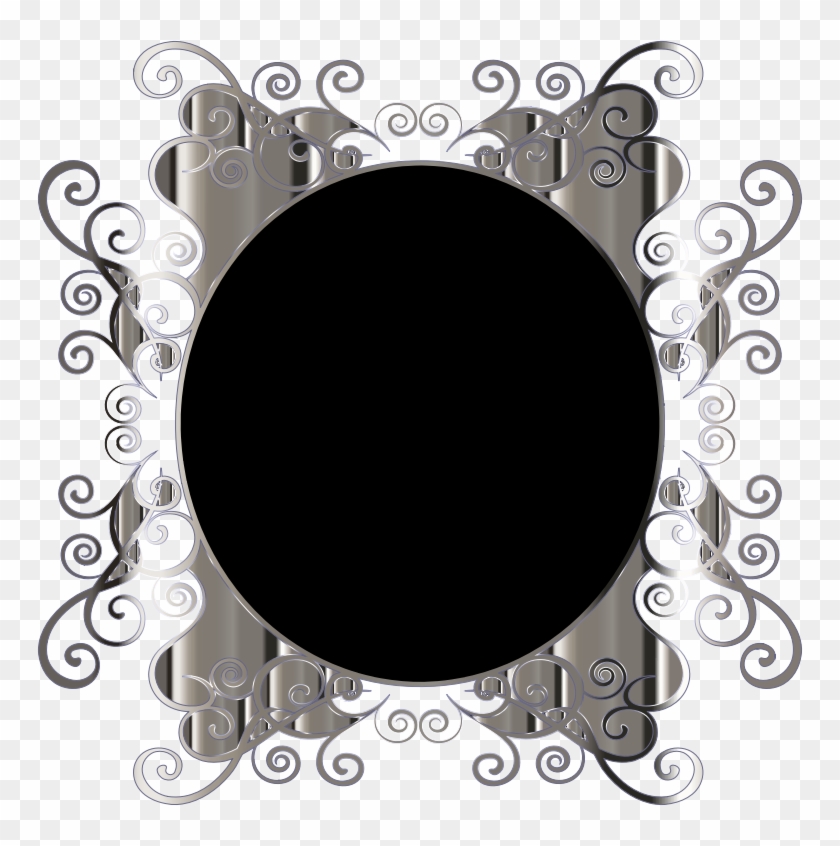 Medium Image - Black Flourish Background Png #1070978