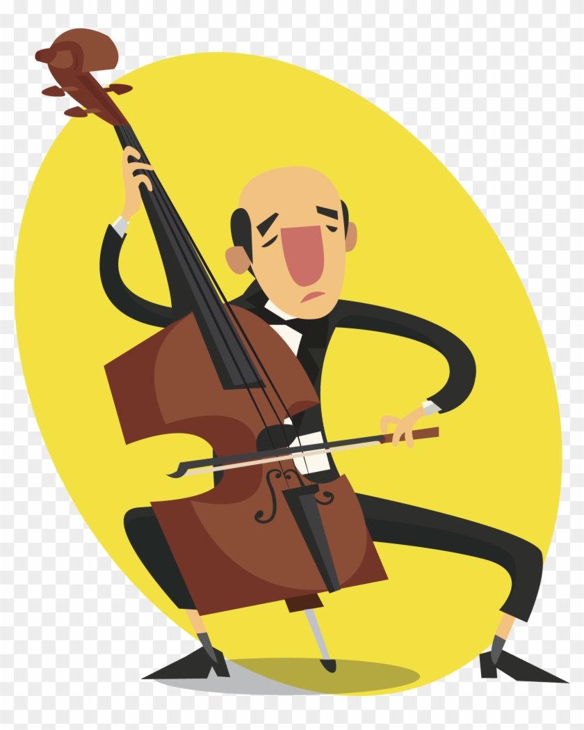 Violin Cello Euclidean Vector Illustration - Violin #1071042