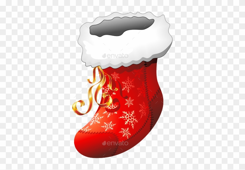 Cartoon Christmas Stocking - Christmas Stocking Cartoon #1071115