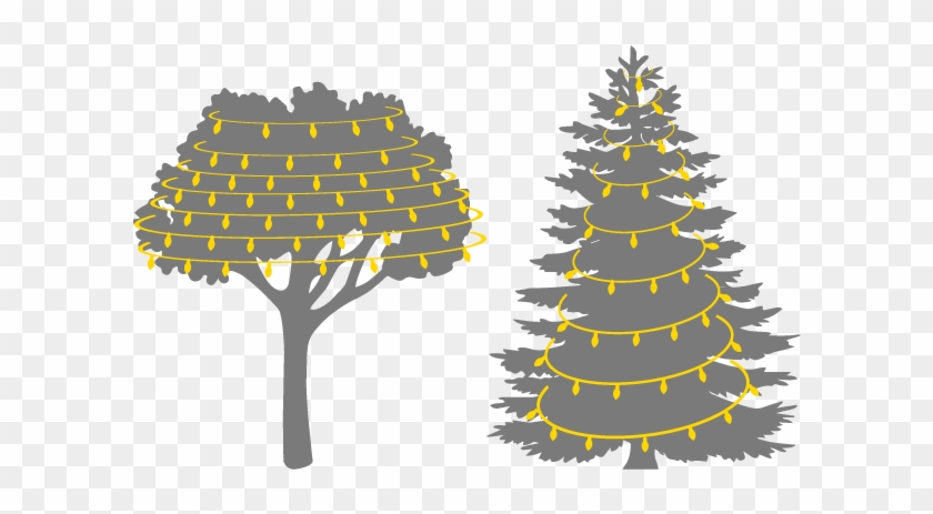 Brite Nites Tree Lighting Styles Professional Lighting - Pine Tree Clip Art #1071149