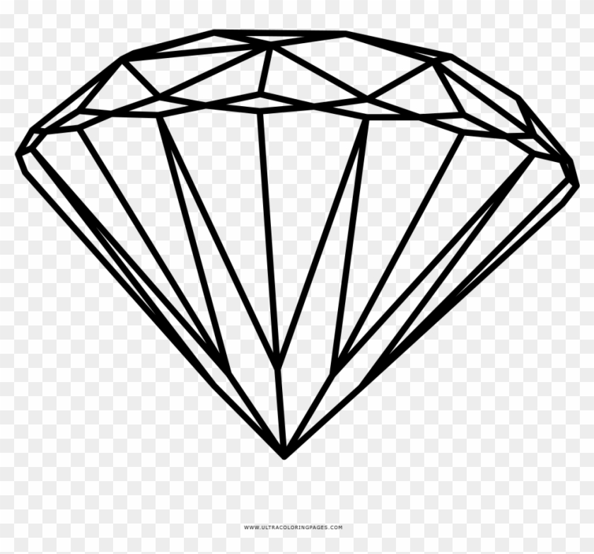 Tattoo Diamond Drawing Symbol Clip Art - Coloring Book #1071159