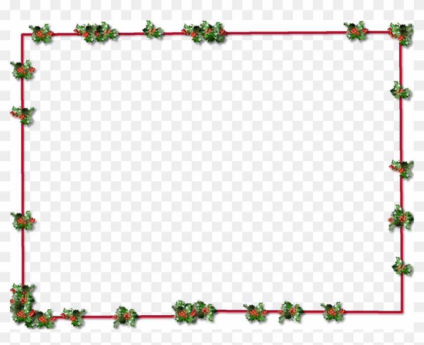 Christmas Border Png Transparent Picture - Christmas Frame Png Transparent #1071161