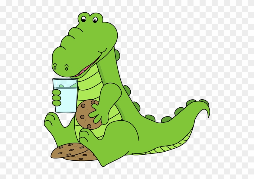 Alligator Eating Clipart - Dinosaur Eating Clip Art #1071162