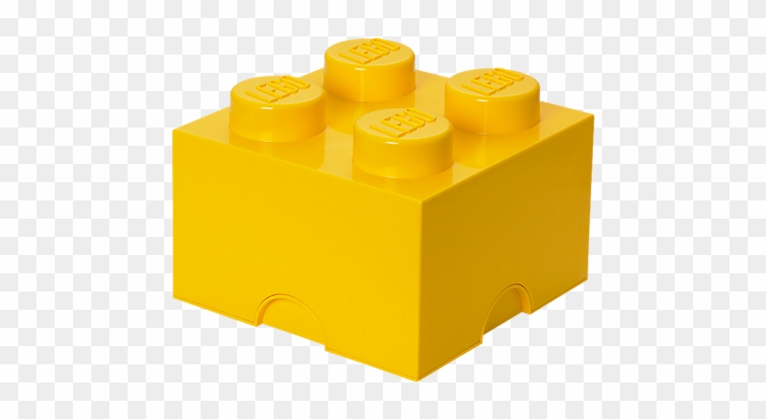 Yellow Stars Clip Art Download - Lego Storage Brick 4 Yellow #1071167