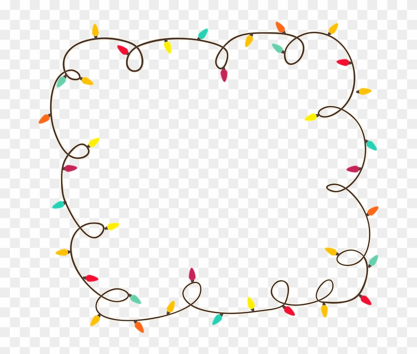 Christmas Lights Clip Art 10, Buy Clip Art - Circle #1071170