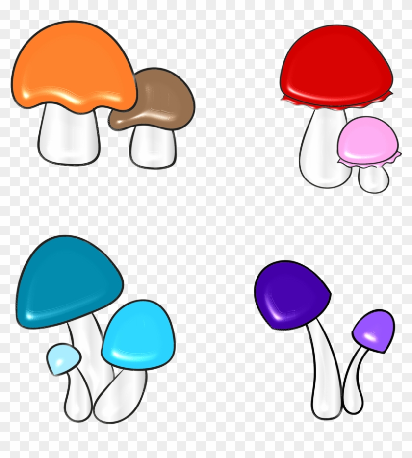 Mushrooms, Clip Art, Seaweed - Mushrooms, Clip Art, Seaweed #1071175