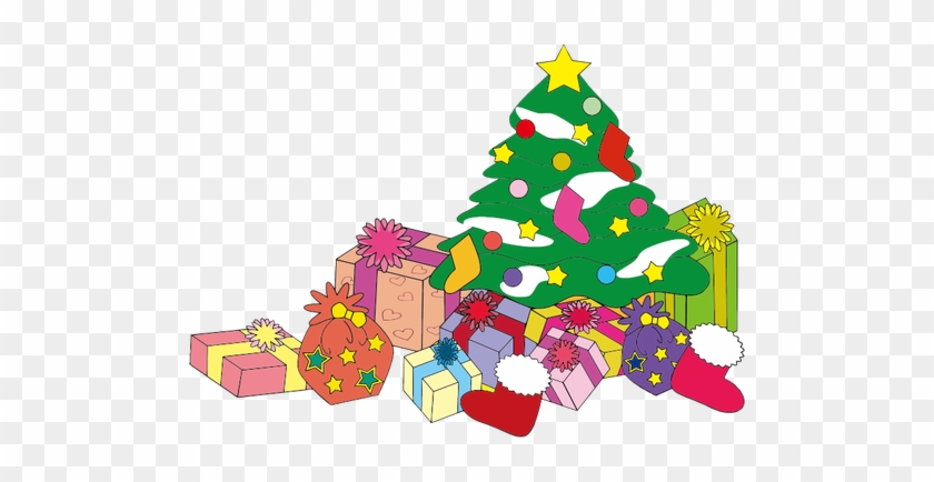 Christmas Presents - Christmas Tree Presents Clip Art #1071213