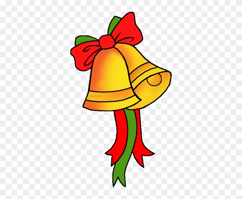 Free Christmas Clip Art By Phillip Martin, Christmas - Christmas Bells Clip Art #1071368