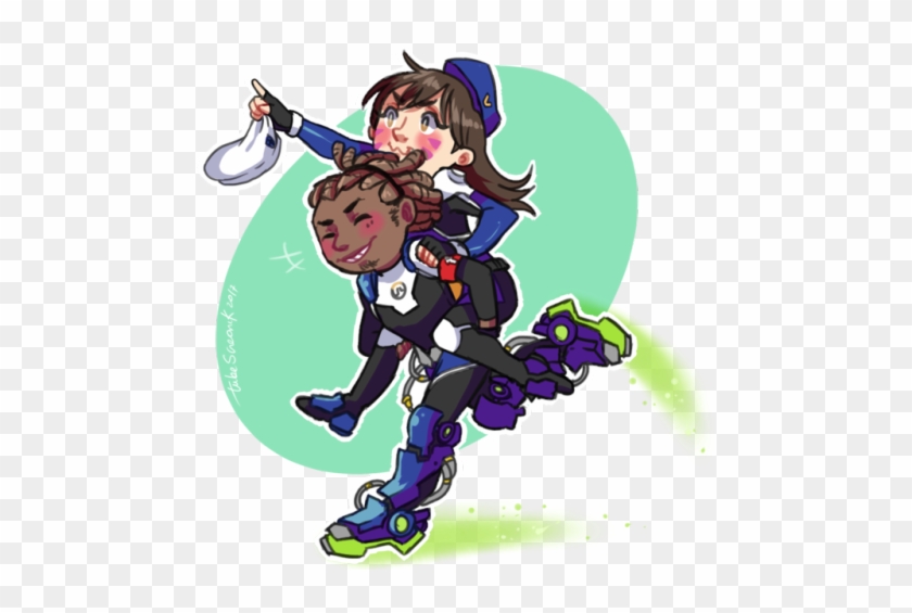 Mi Otp Favorita Como Jovenes Cadetes En Overwatch - Cartoon #1071417