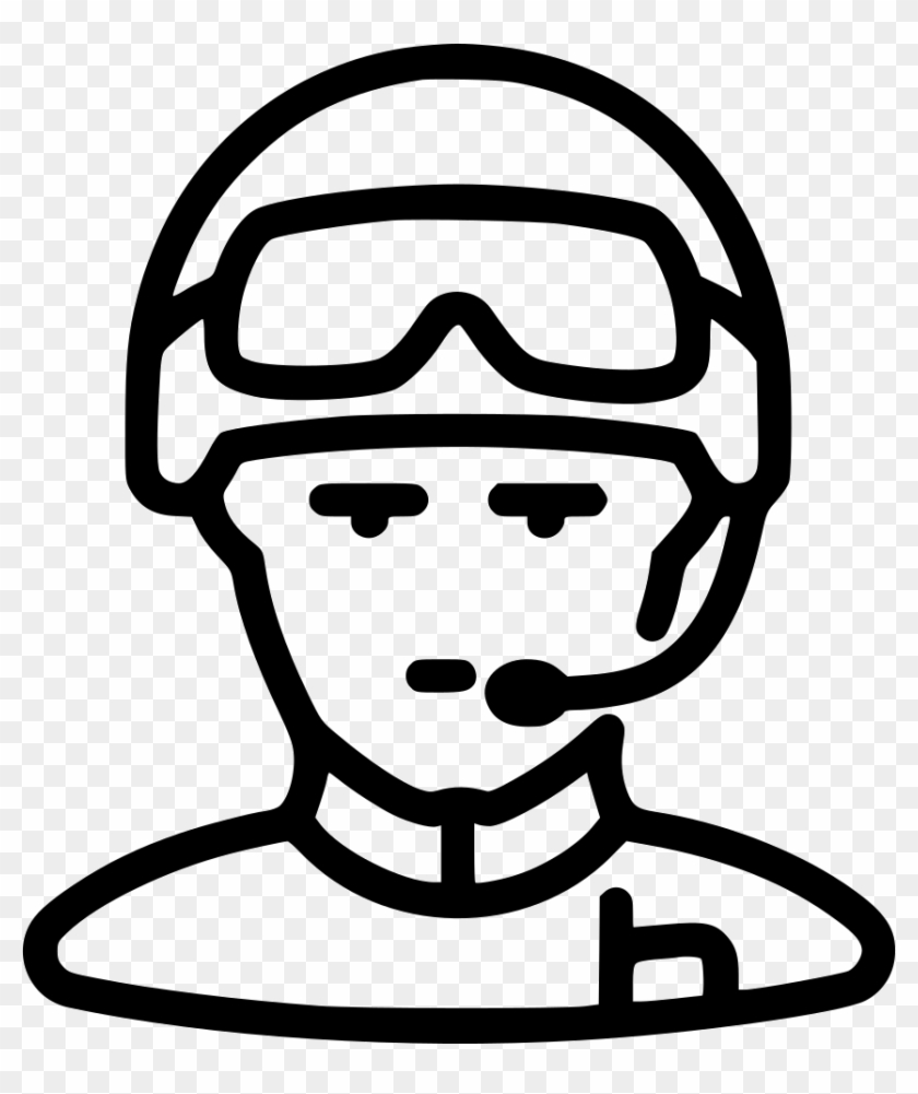 Soldier Helmet Human Avatar Glasses Radio Comments - Icon #1071482