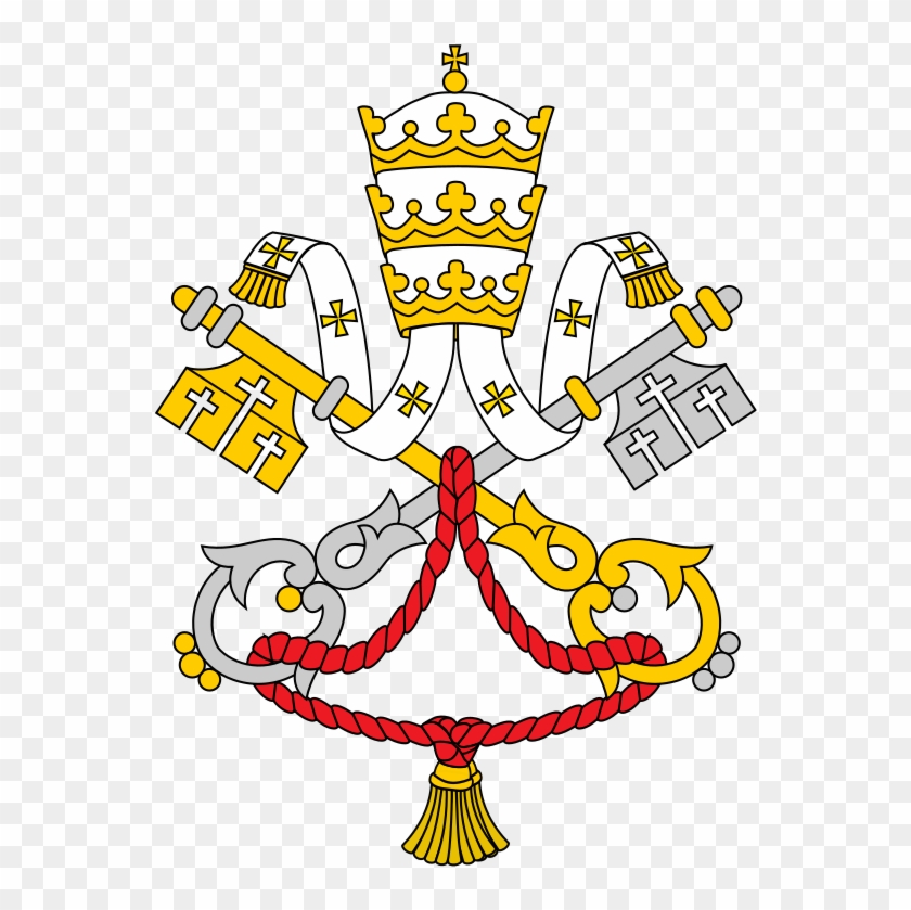 Emblem Of The Holy See Usual - Coats Of Arms Of The Holy See #1071486