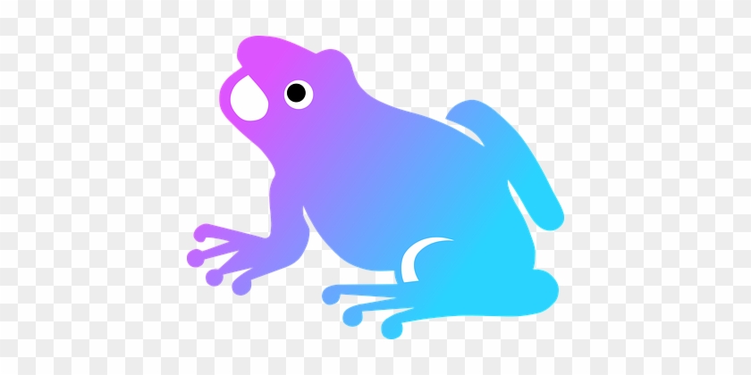 Colorize Frog Nature Frog Frog Frog Frog F - Frog Silhouette Clipart #1071535