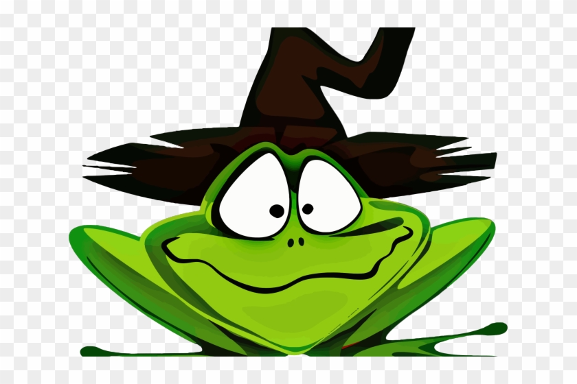 Green Frog Clipart Halloween - Kissed A Witch Throw Blanket #1071537