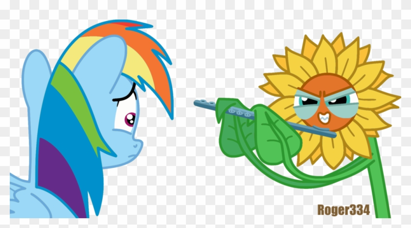 Watch Me Solo On This Flute By Roger334 - My Little Pony Plants Vs Zombies Fan Art #1071584