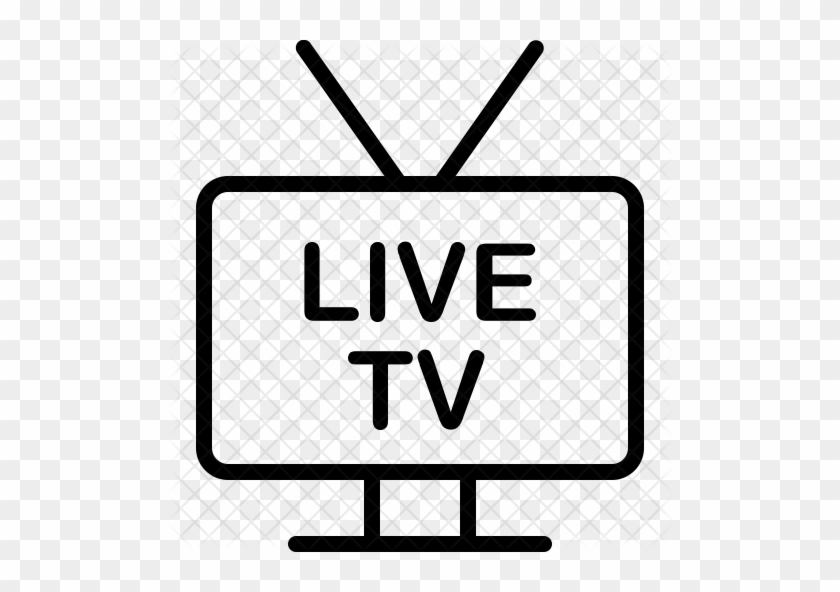 Live Tv Streaming Icon - Live Tv Icon Png #1071591