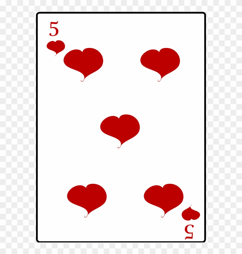 Free 5 Of Hearts - 5 Of Hearts #1071620
