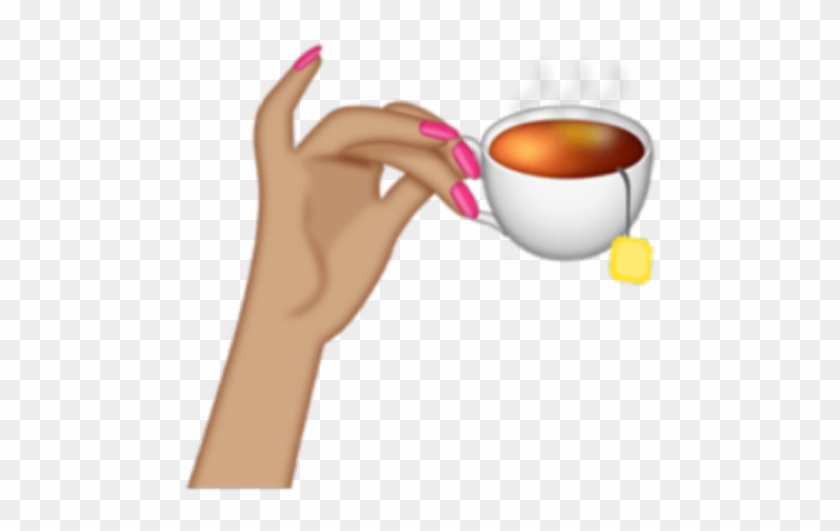 Hand Tea Cup Nails Food Ftestickers - Session Initiation Protocol #1071634