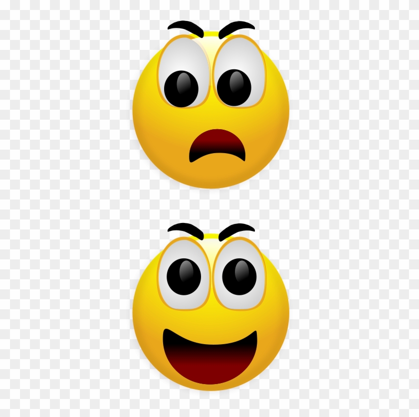 Clipart Of Scared Smiley Face K13039571 - Smiley Amazed #1071707