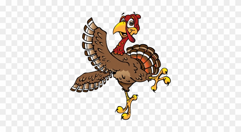 Dancing Turkey Clipart - Dancing Thanksgiving Turkey #1071761