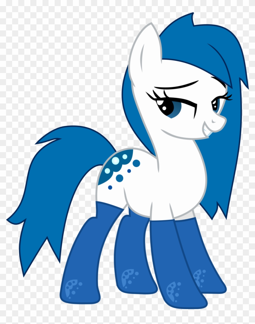 Vector Aqua In Socks With Smile By Barrfind - Cartoon #1071771