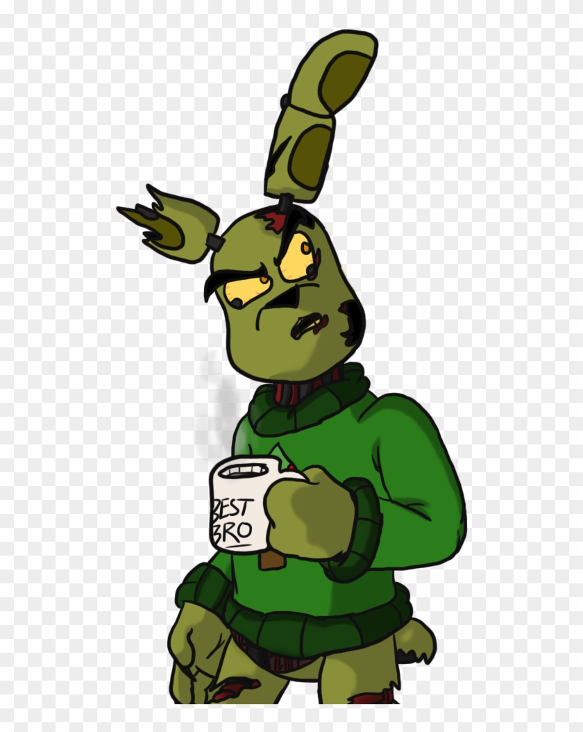 Christmas Springtrap By Pizza And Fandoms - Cartoon #1071885