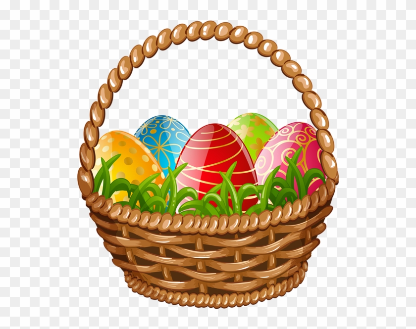 Easter Egg Basket Png Clip Art Image Easter Â™¥ Pinterest - Easter Egg Basket Clipart #1071928