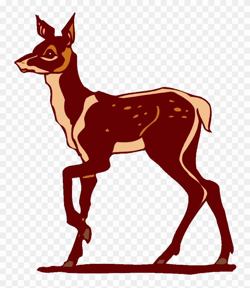 Free Red - Red Deer Clip Art #1071965