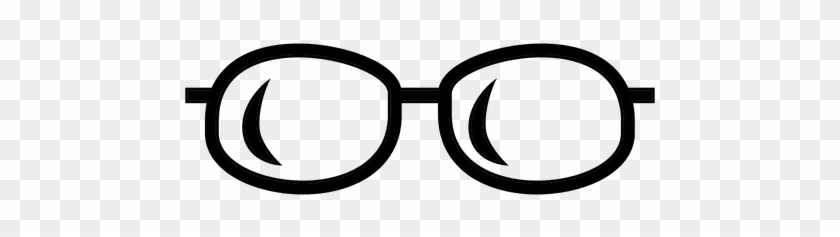 Black Glasses Icon Transparent Png - Oculos De Professor Png #1071991