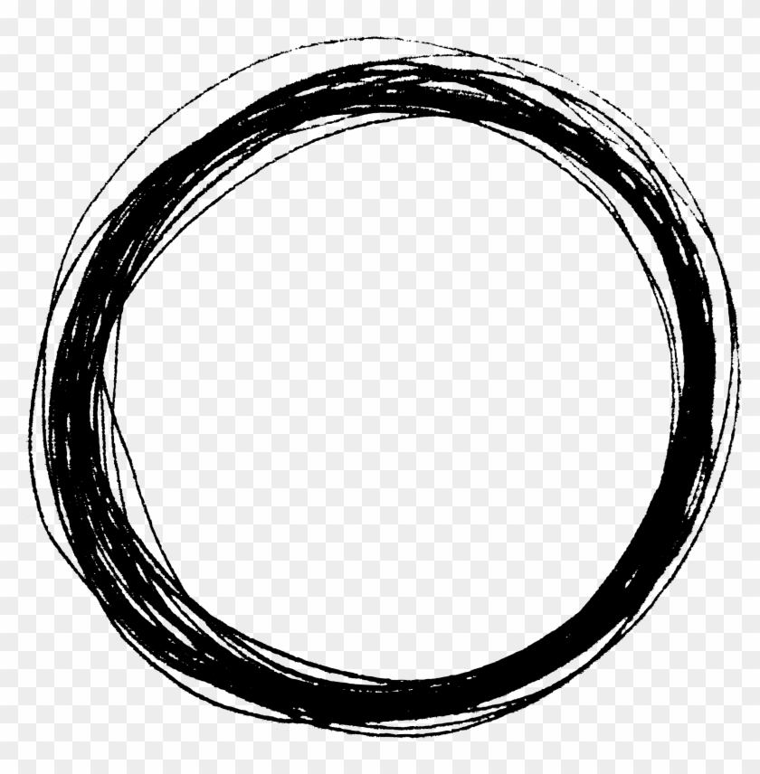 Drawn Circle Transparent Background - Circle Scibble Png #1072008